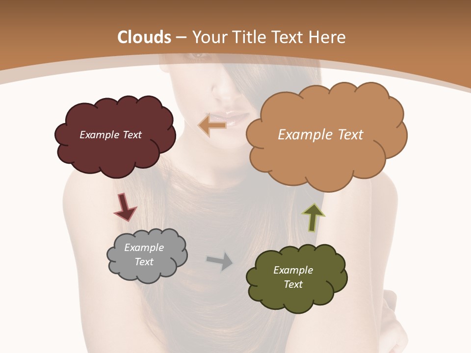 Isolated Candid Beautiful PowerPoint Template