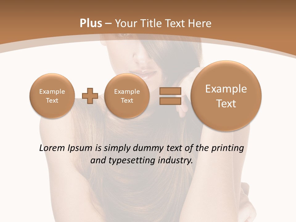 Isolated Candid Beautiful PowerPoint Template