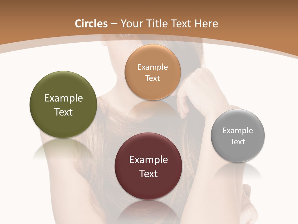 Isolated Candid Beautiful PowerPoint Template