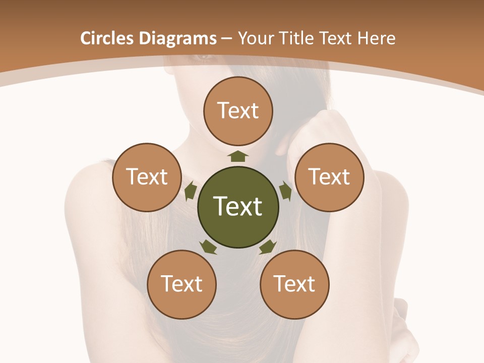 Isolated Candid Beautiful PowerPoint Template