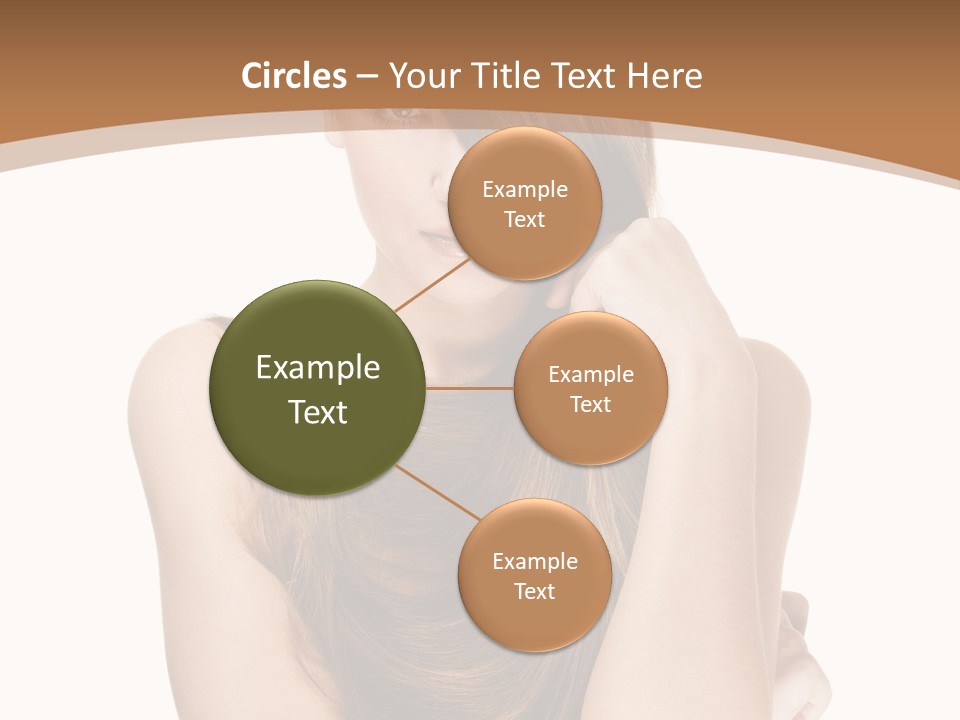 Isolated Candid Beautiful PowerPoint Template