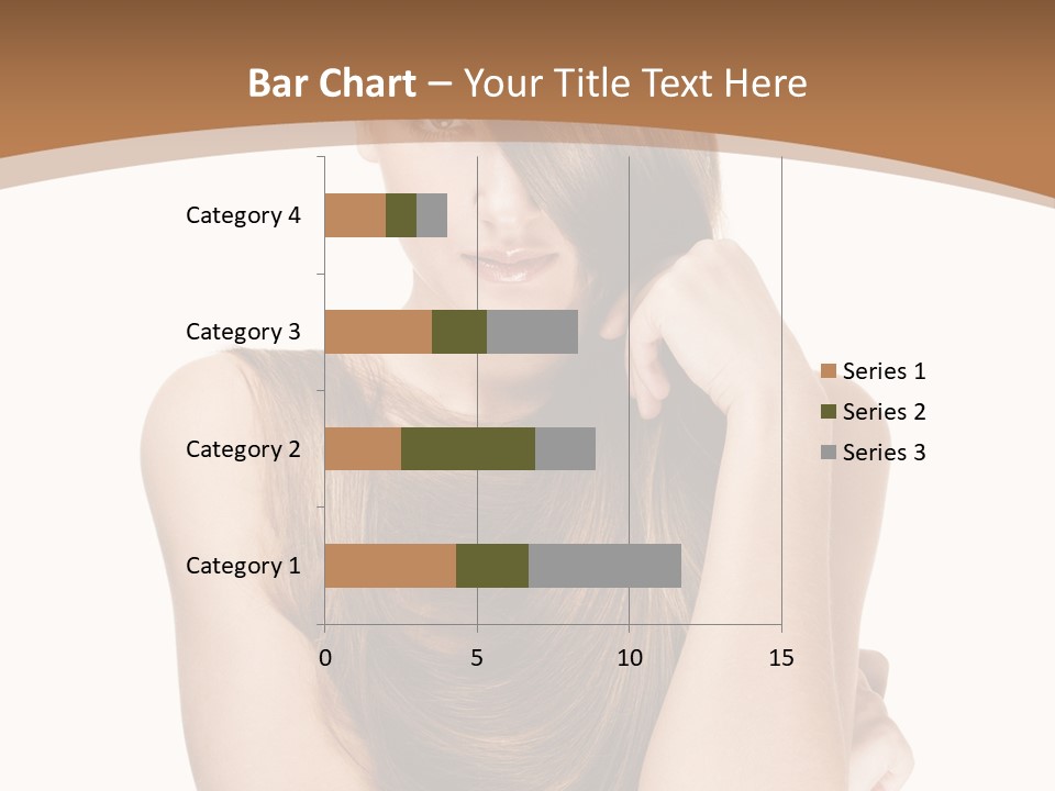 Isolated Candid Beautiful PowerPoint Template