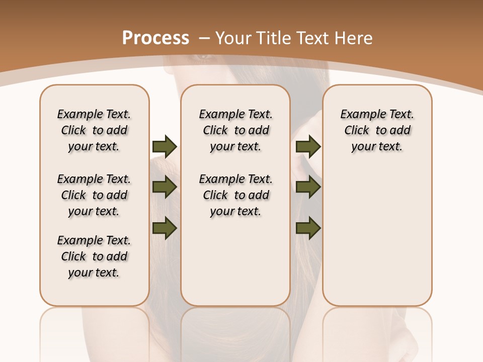 Isolated Candid Beautiful PowerPoint Template