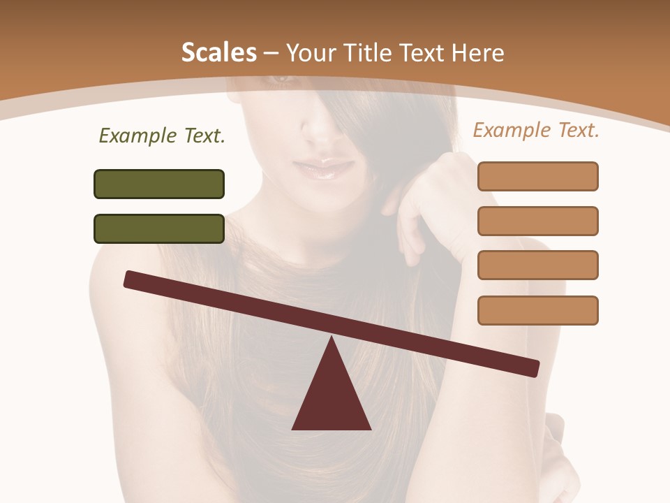 Isolated Candid Beautiful PowerPoint Template