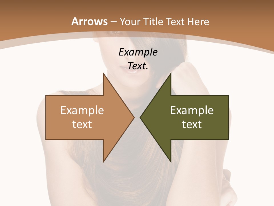 Isolated Candid Beautiful PowerPoint Template