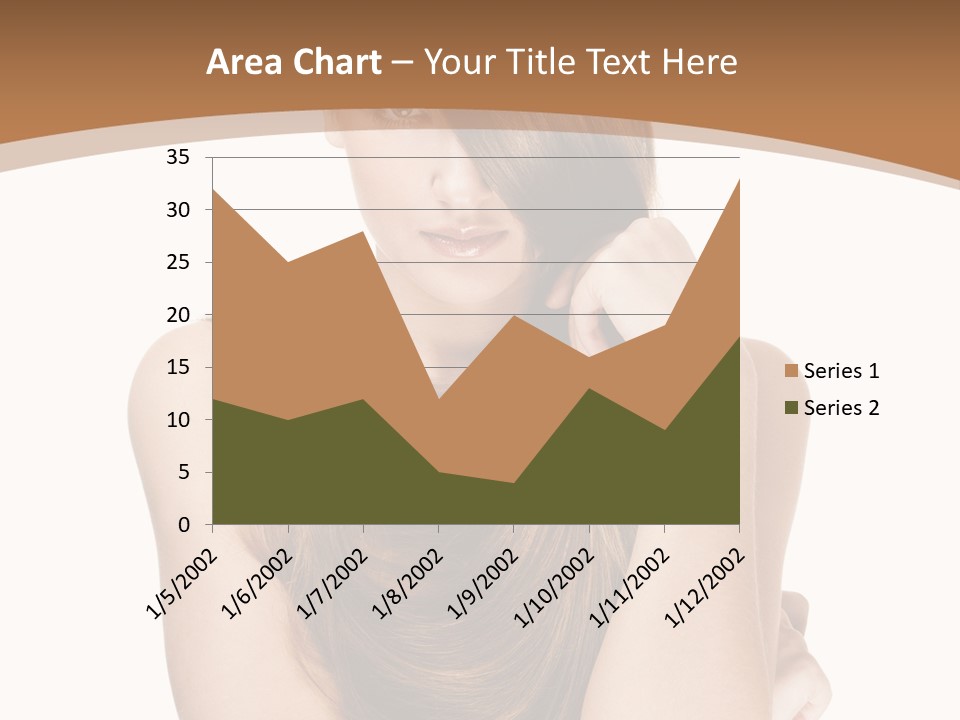 Isolated Candid Beautiful PowerPoint Template