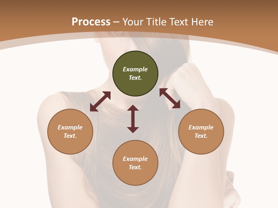 Isolated Candid Beautiful PowerPoint Template