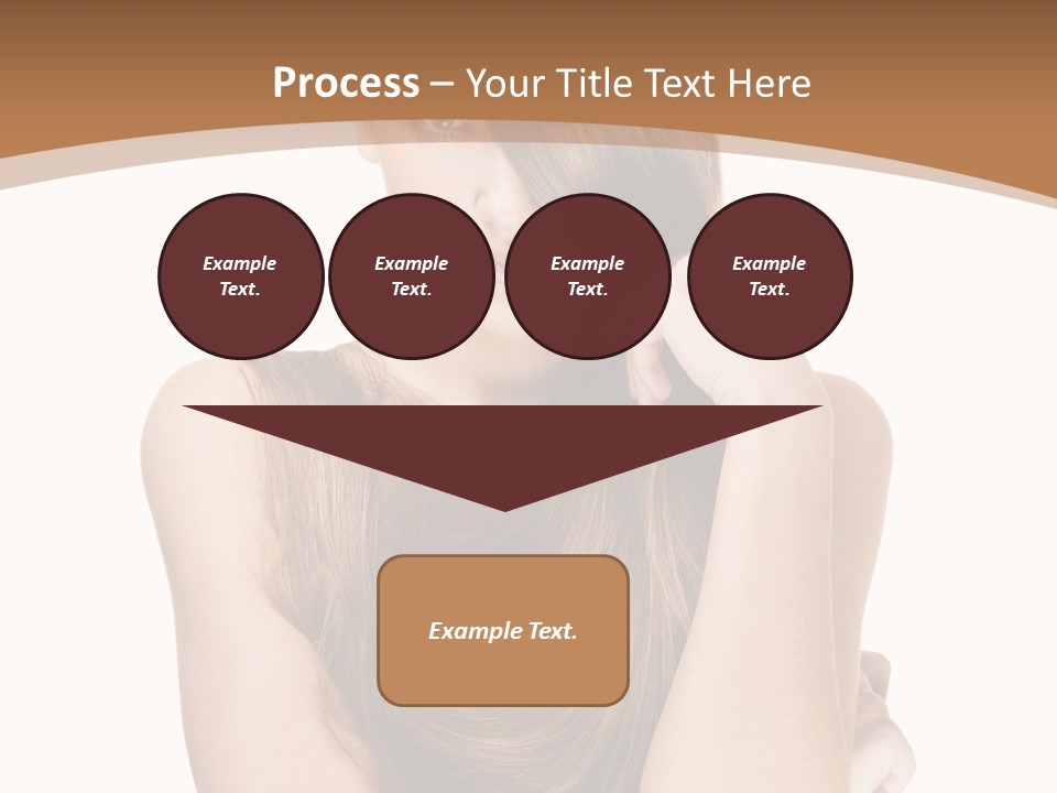 Isolated Candid Beautiful PowerPoint Template