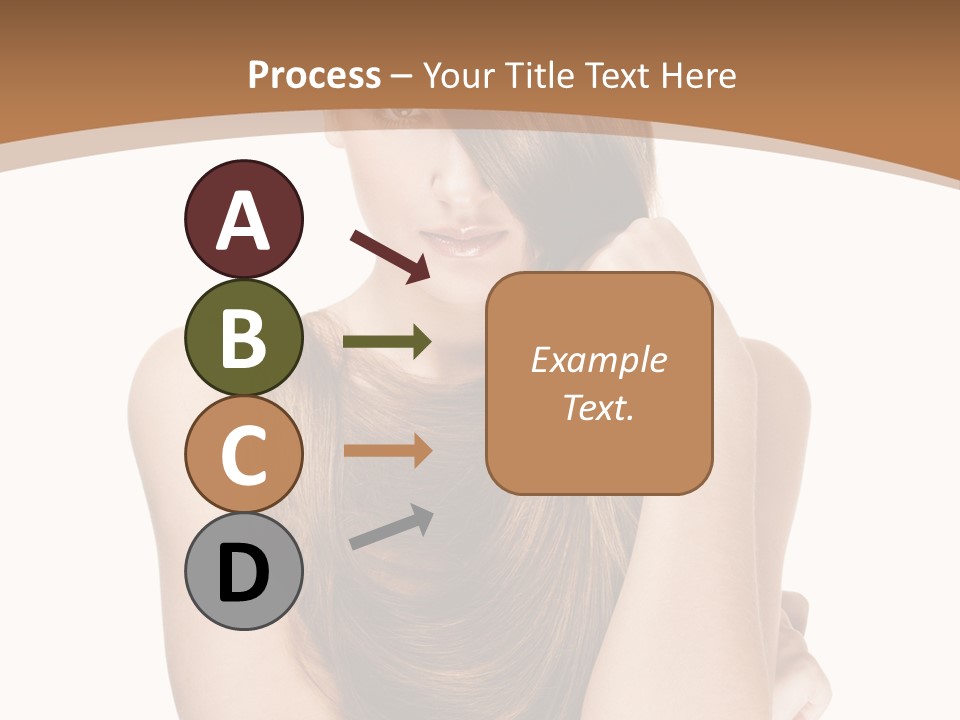 Isolated Candid Beautiful PowerPoint Template