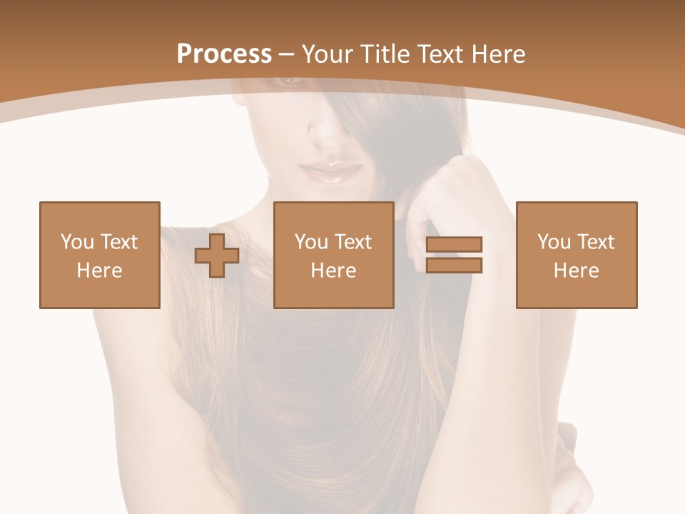 Isolated Candid Beautiful PowerPoint Template