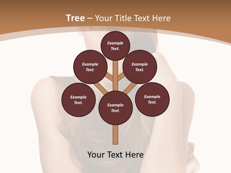 Isolated Candid Beautiful PowerPoint Template