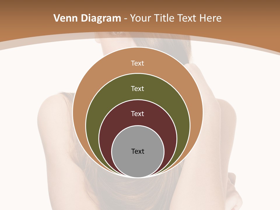 Isolated Candid Beautiful PowerPoint Template