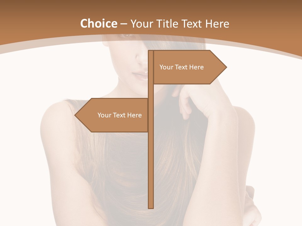 Isolated Candid Beautiful PowerPoint Template