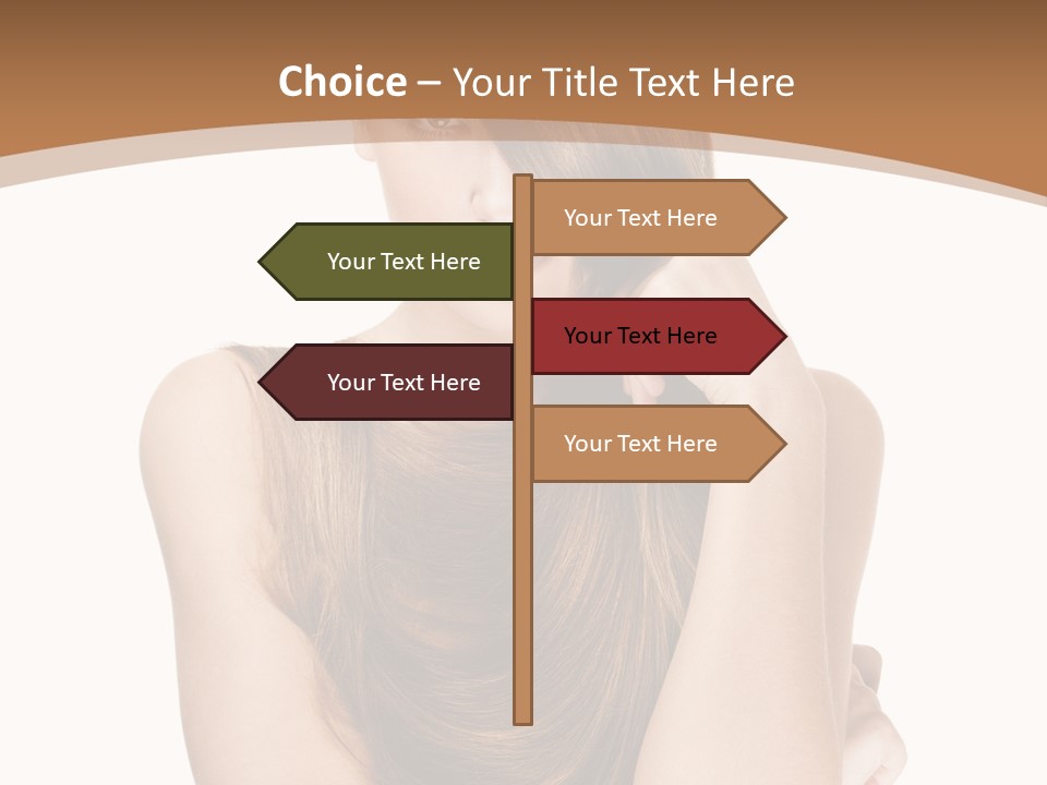 Isolated Candid Beautiful PowerPoint Template