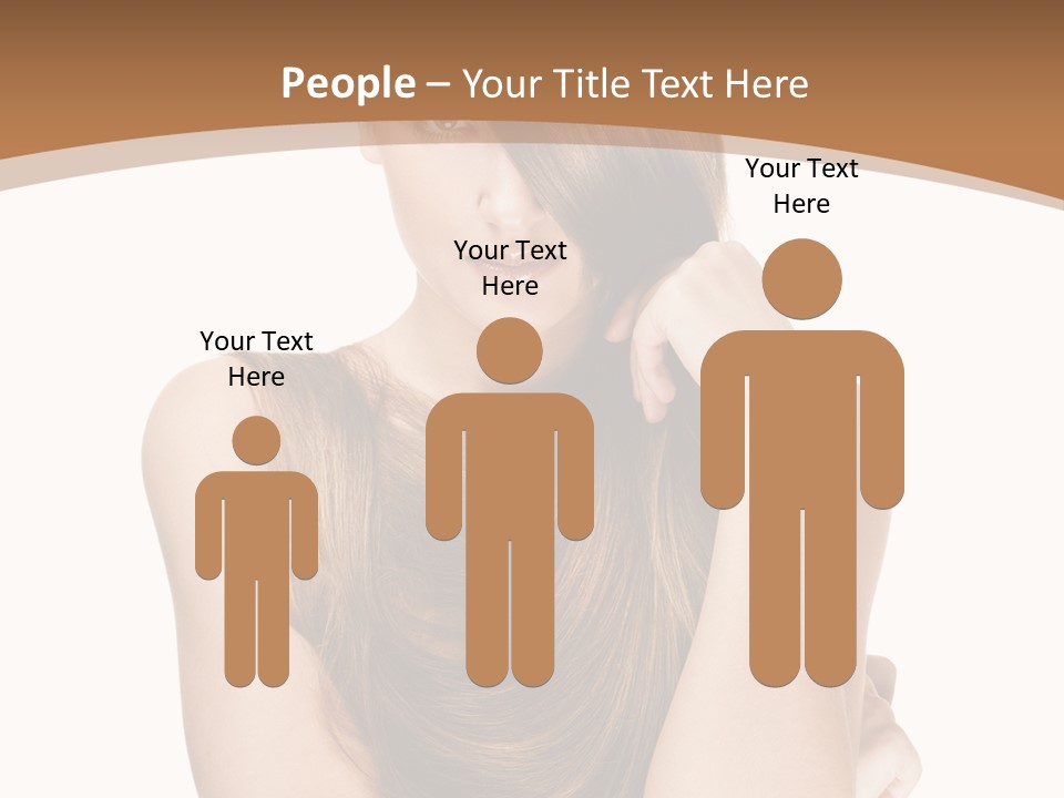 Isolated Candid Beautiful PowerPoint Template