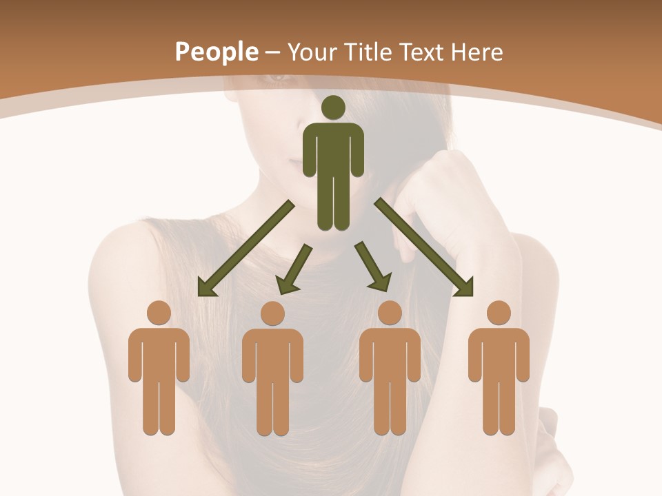 Isolated Candid Beautiful PowerPoint Template