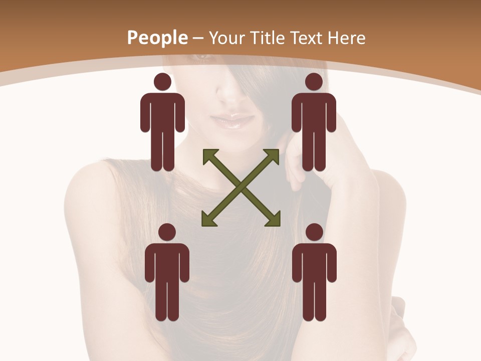 Isolated Candid Beautiful PowerPoint Template