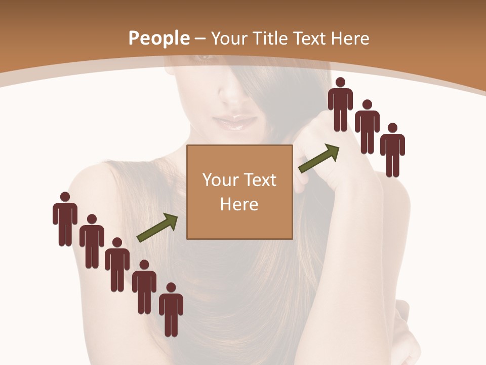 Isolated Candid Beautiful PowerPoint Template