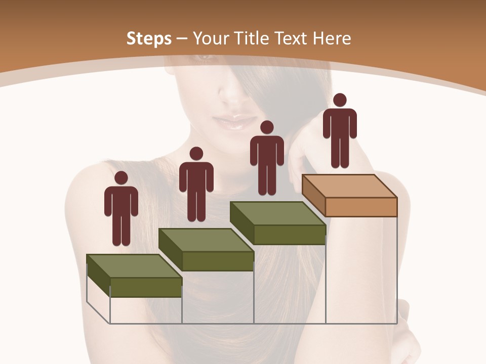 Isolated Candid Beautiful PowerPoint Template