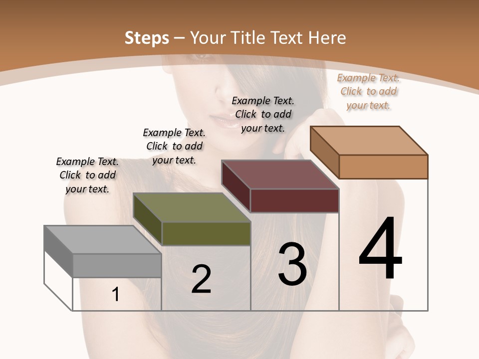 Isolated Candid Beautiful PowerPoint Template