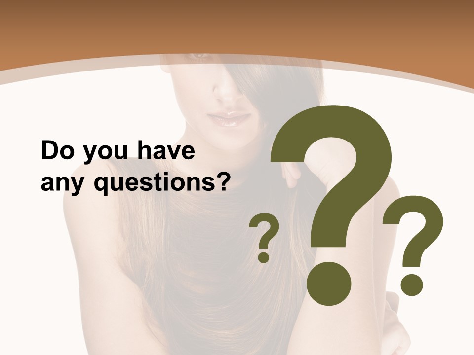 Isolated Candid Beautiful PowerPoint Template