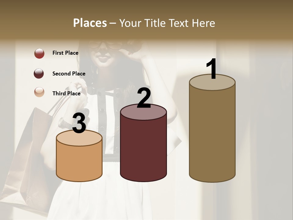 Brunette One Business PowerPoint Template