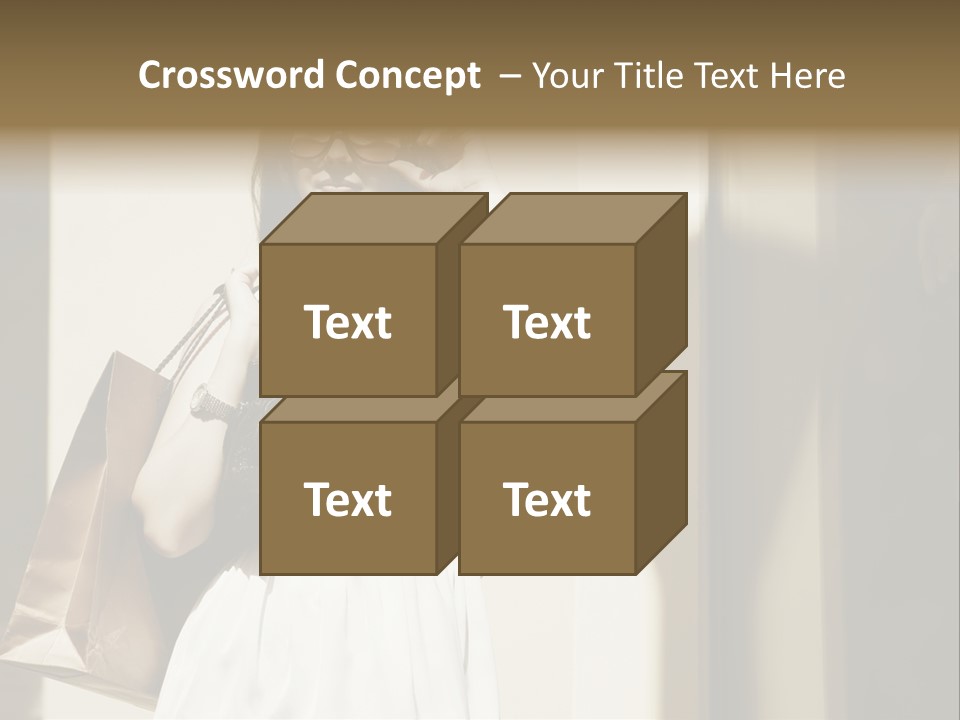 Brunette One Business PowerPoint Template