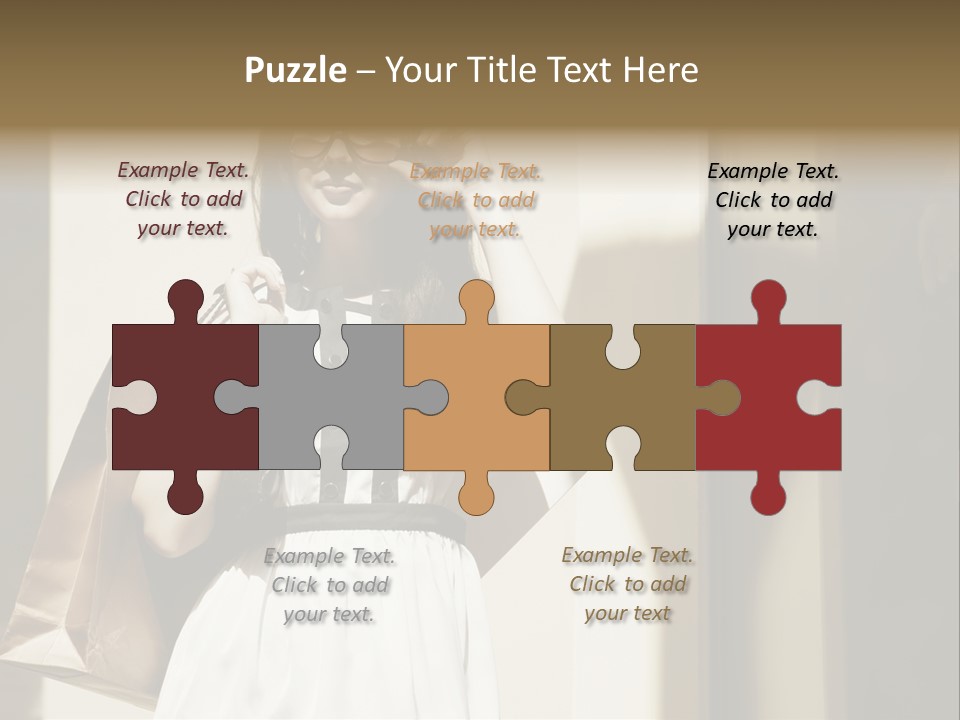 Brunette One Business PowerPoint Template