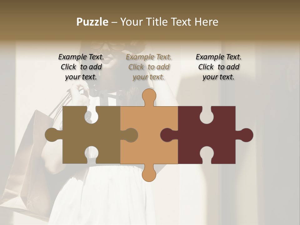 Brunette One Business PowerPoint Template