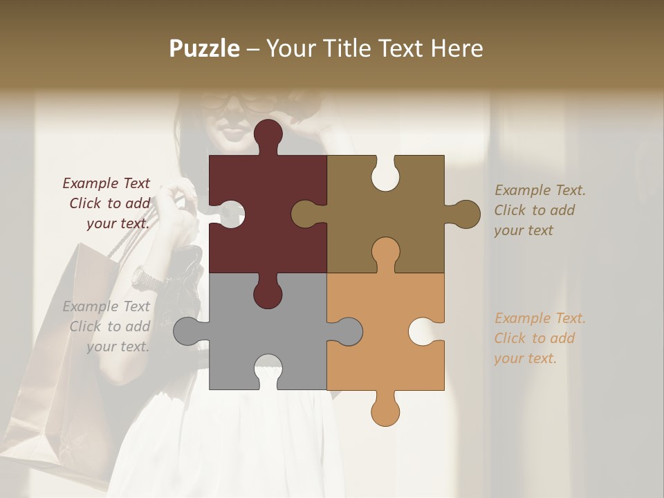 Brunette One Business PowerPoint Template