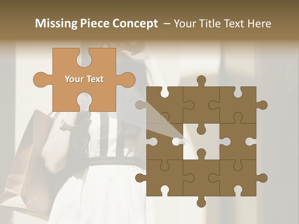 Brunette One Business PowerPoint Template