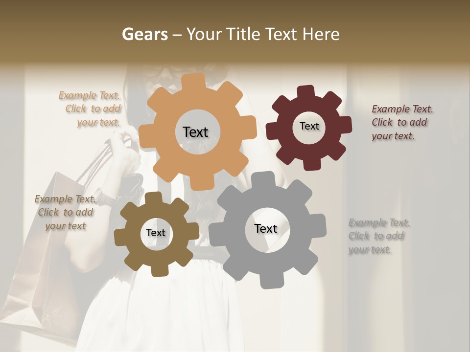 Brunette One Business PowerPoint Template