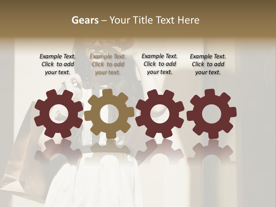 Brunette One Business PowerPoint Template