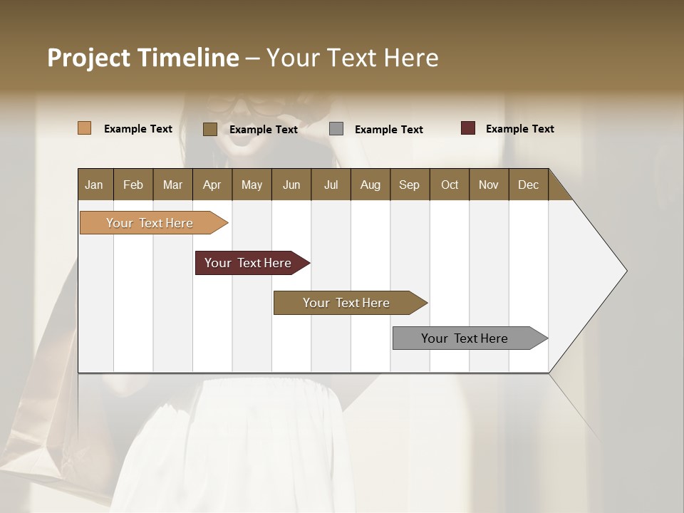 Brunette One Business PowerPoint Template