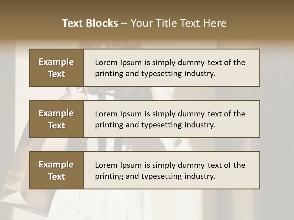 Brunette One Business PowerPoint Template