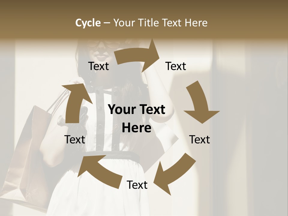 Brunette One Business PowerPoint Template