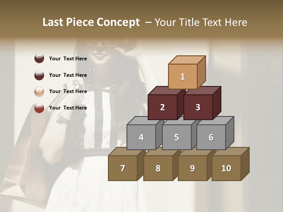 Brunette One Business PowerPoint Template