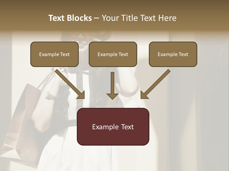 Brunette One Business PowerPoint Template