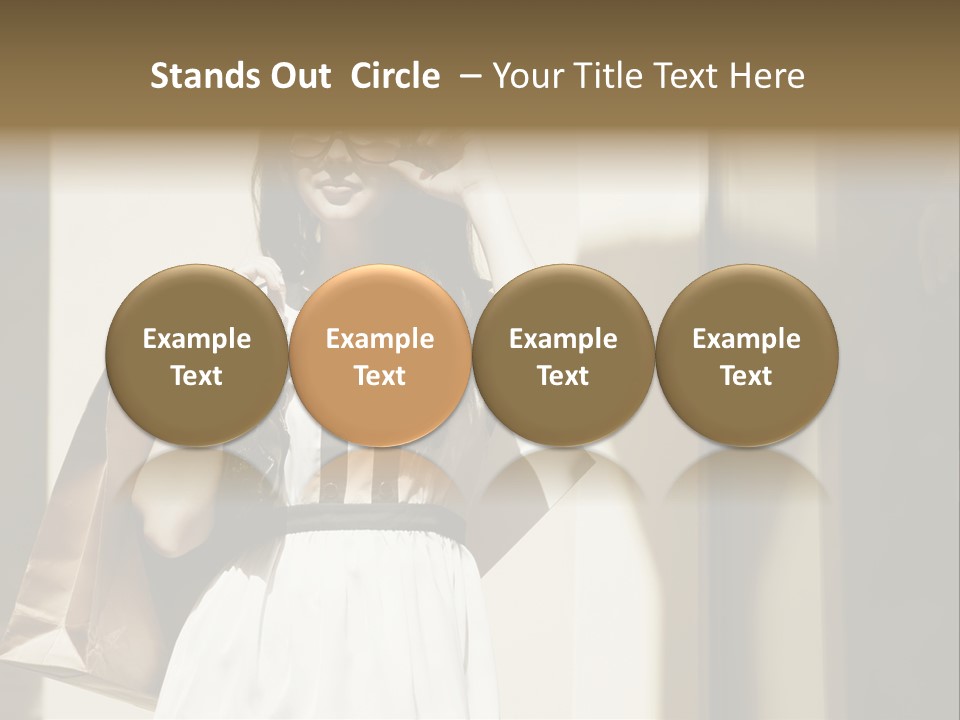 Brunette One Business PowerPoint Template