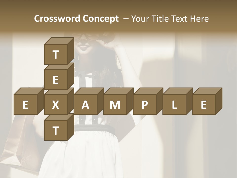 Brunette One Business PowerPoint Template