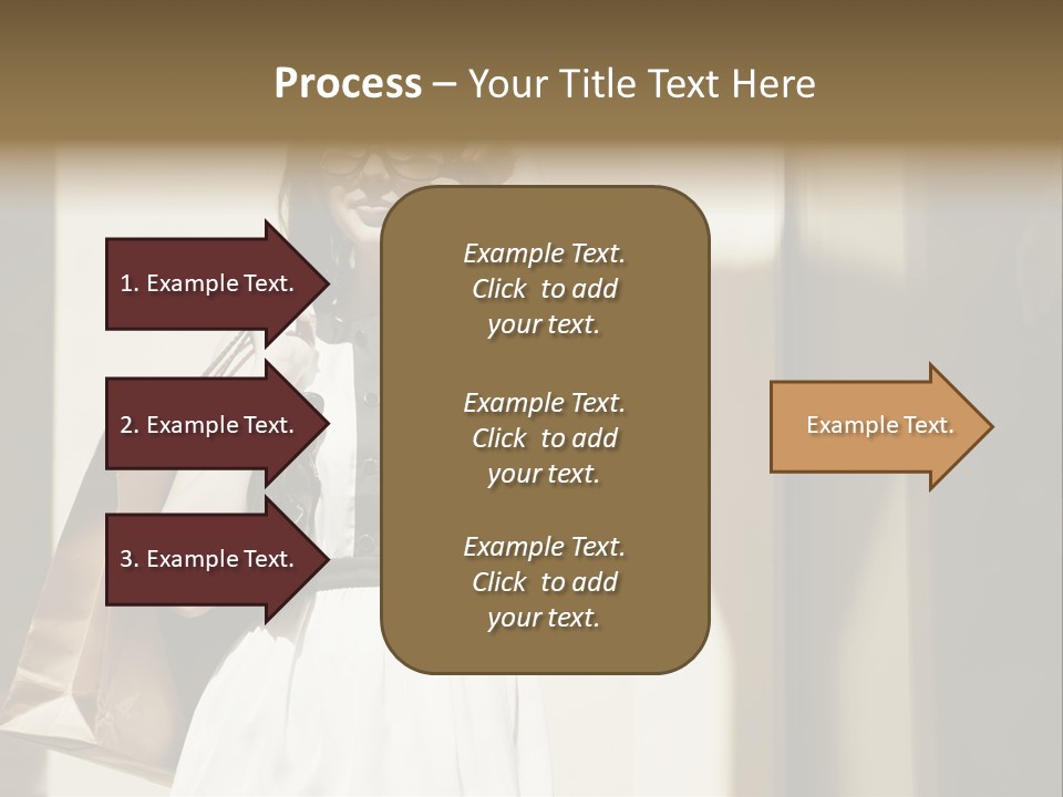 Brunette One Business PowerPoint Template