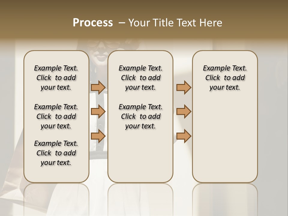 Brunette One Business PowerPoint Template