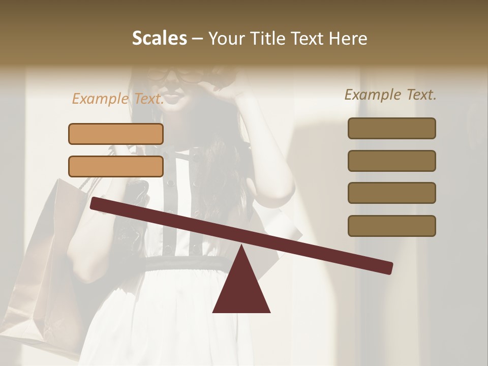 Brunette One Business PowerPoint Template