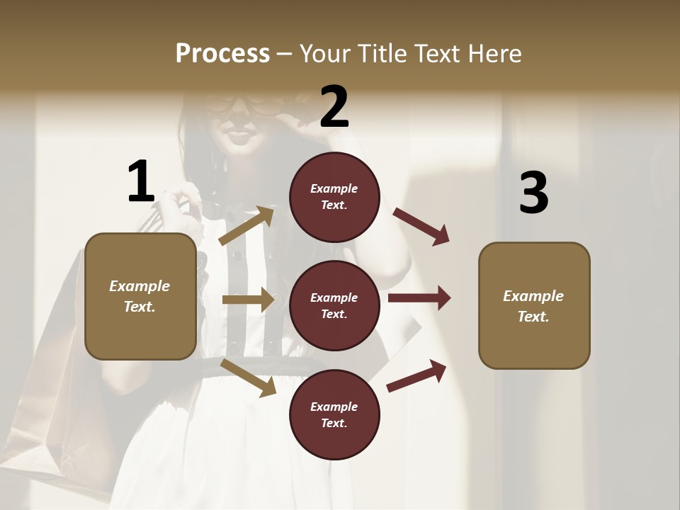 Brunette One Business PowerPoint Template