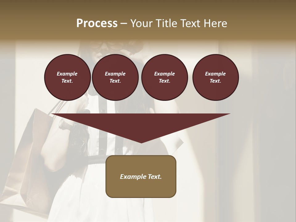 Brunette One Business PowerPoint Template