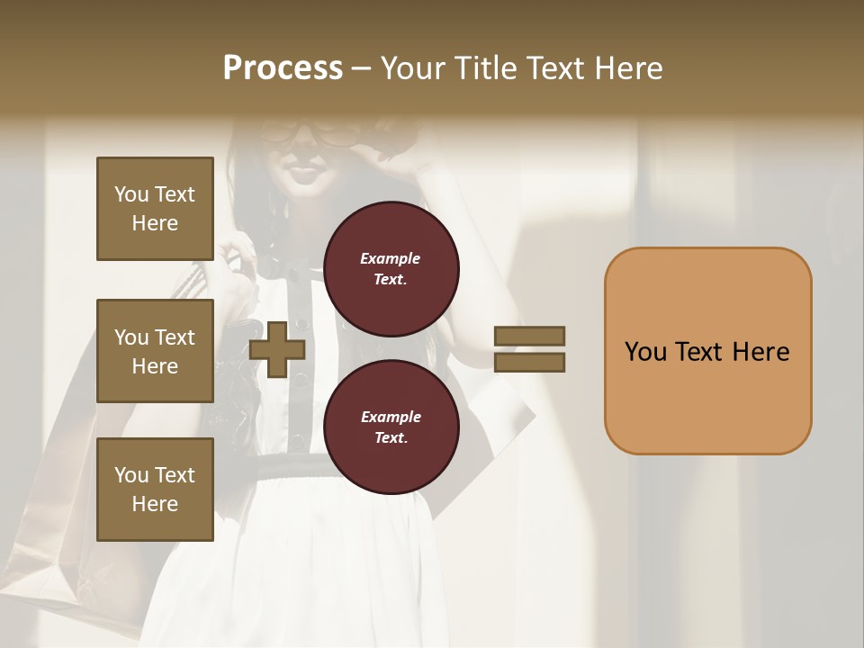 Brunette One Business PowerPoint Template