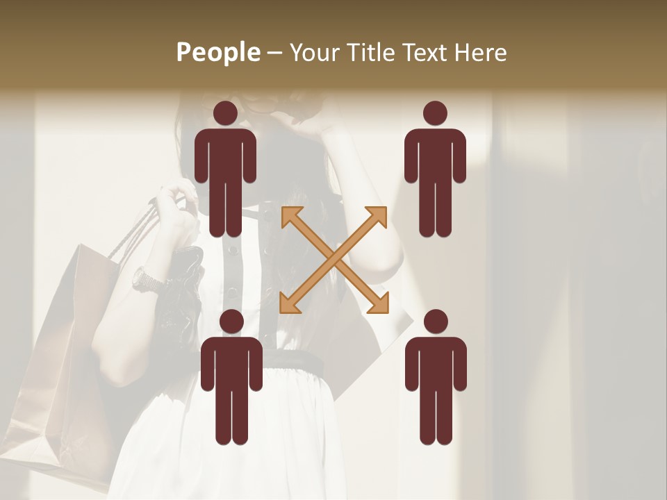 Brunette One Business PowerPoint Template