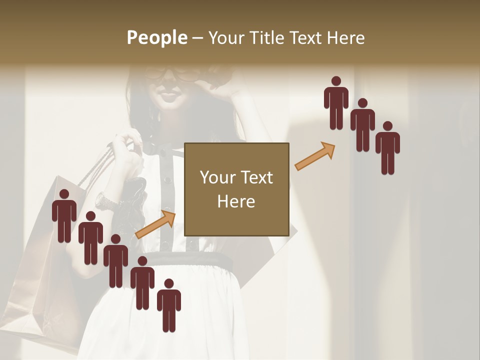 Brunette One Business PowerPoint Template