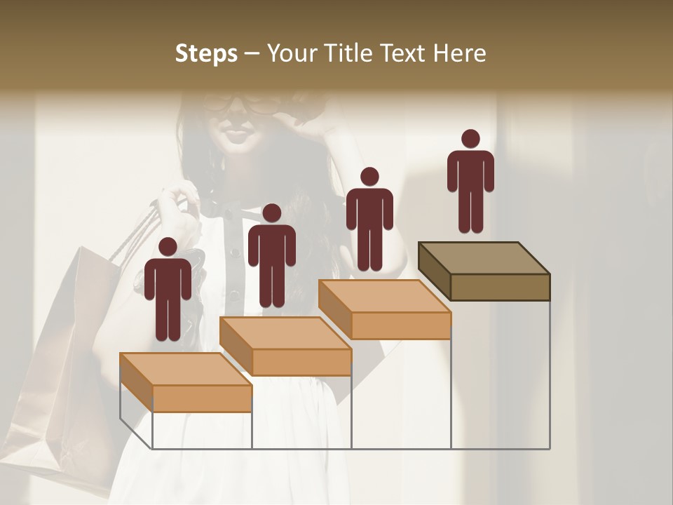 Brunette One Business PowerPoint Template