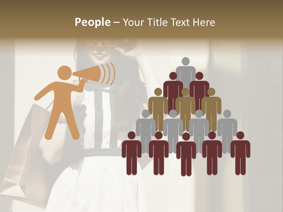 Brunette One Business PowerPoint Template